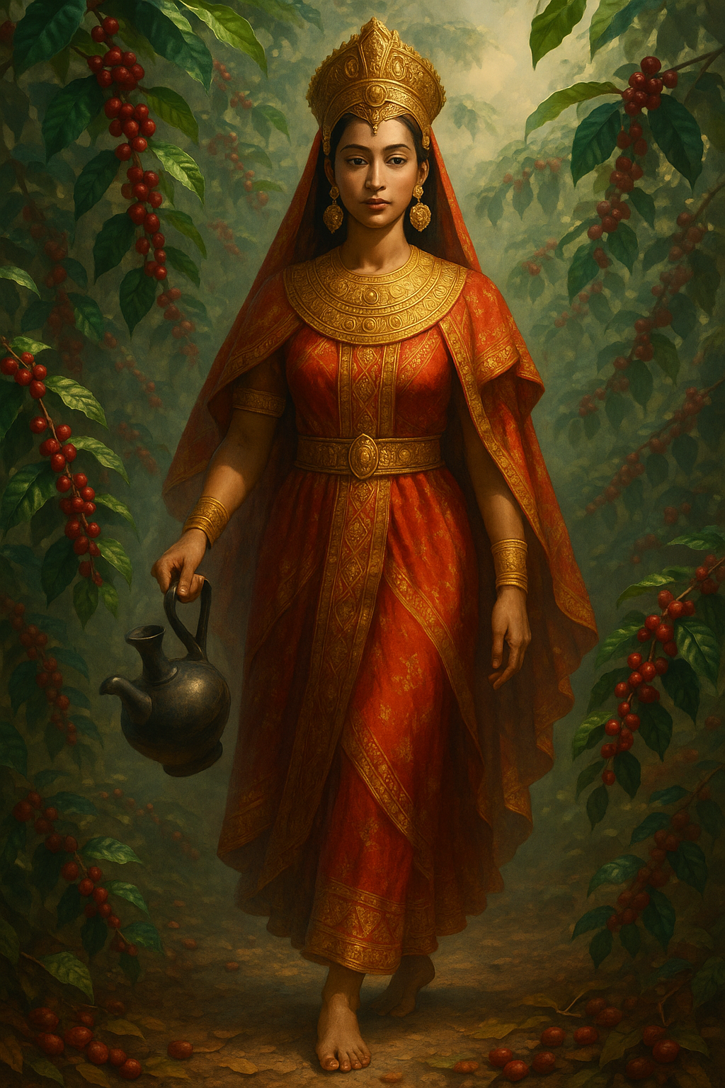 Queen of Sheba with Jebena